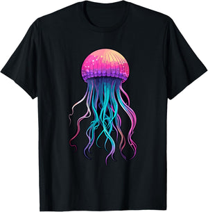 Jellyfish Costume Psychedelic Jelly Fish Sea Ocean T-Shirt - T-Shirt | Black