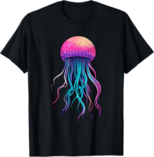 Jellyfish Costume Psychedelic Jelly Fish Sea Ocean T-Shirt - T-Shirt | Black