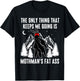 Funny Mothman Fat Ass Vintage Cryptid Funny Mothman Meme T-Shirt - T-Shirt | Black