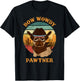 Bow Wowdy Pawtner cute cowboy dog dawg vintage western T-Shirt - T-Shirt | Black