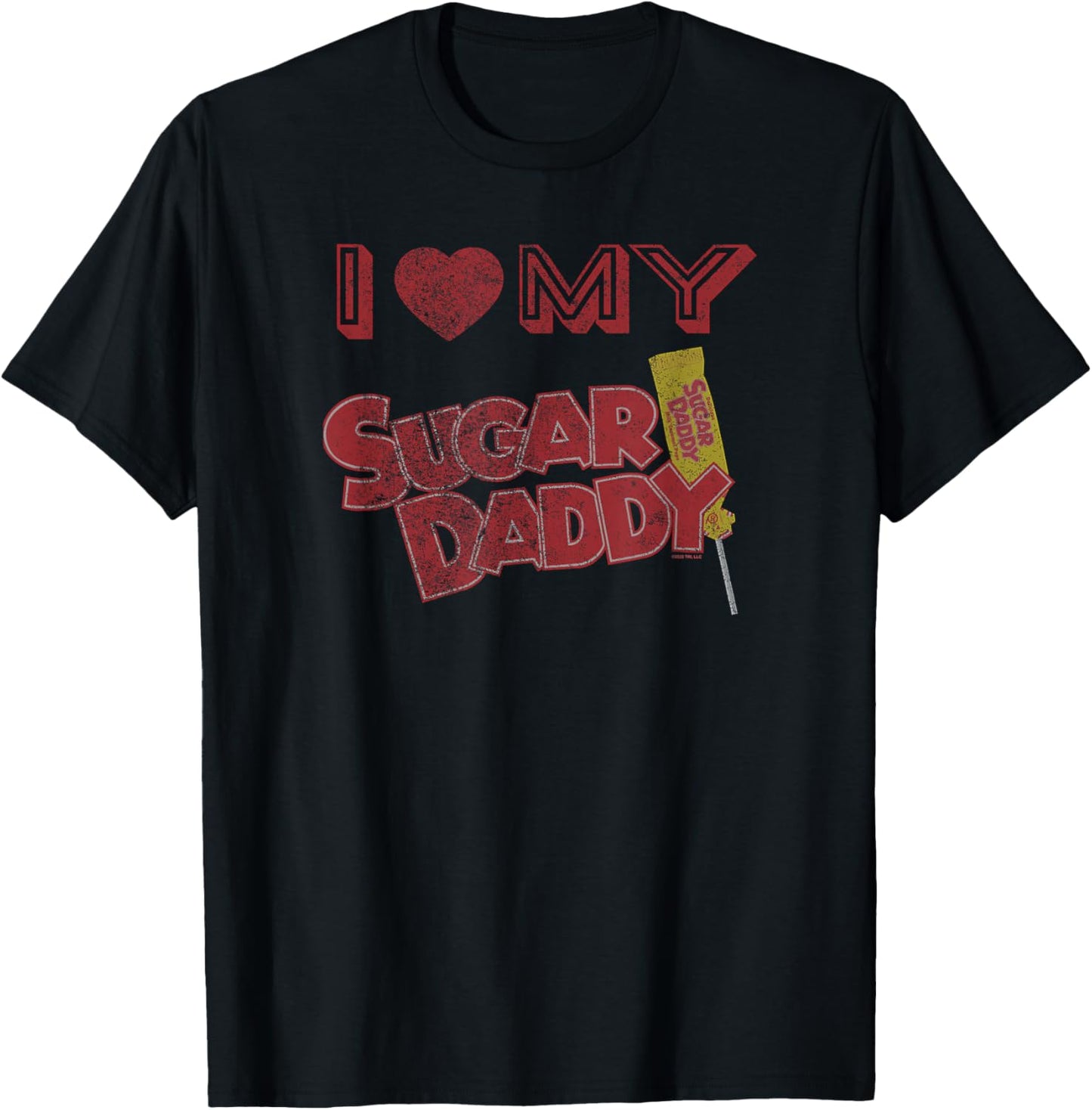 Sugar Daddy I Heart My Sugar Daddy T-Shirt - T-Shirt | Black