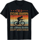 I'm A Cycling Grandpa Funny Grandpa Cyclist Gift T-Shirt - T-Shirt | Black