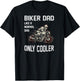 Motorcycle Father's Day Gift - Funny Biker Dad T-Shirt - T-Shirt | Black