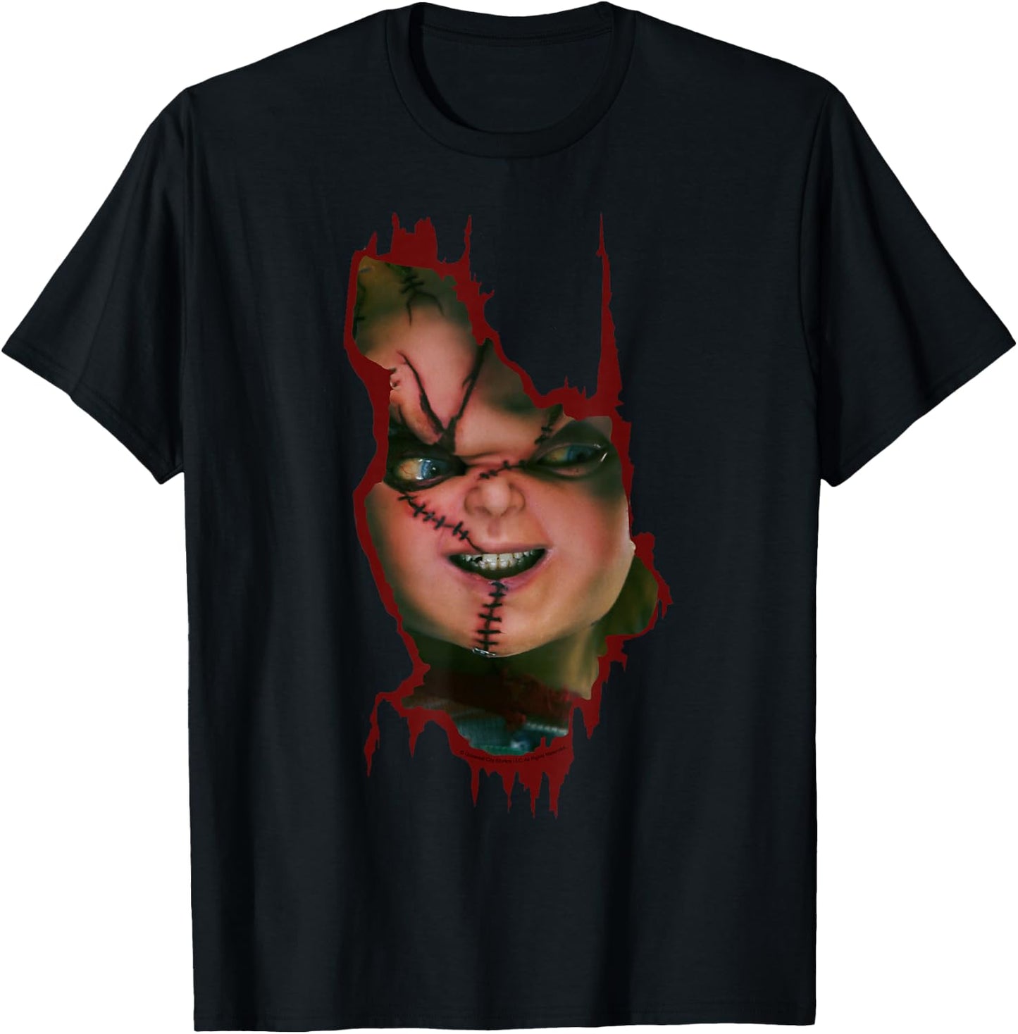 Child's Play Here's Chucky T-Shirt - T-Shirt | Black