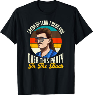 Funny Redneck Shirt, Redneck Gift, Funny Redneck Mullet T-Shirt - T-Shirt | Black