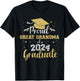 Proud great grandma class of 2024 graduate senior graduation T-Shirt - T-Shirt | Black