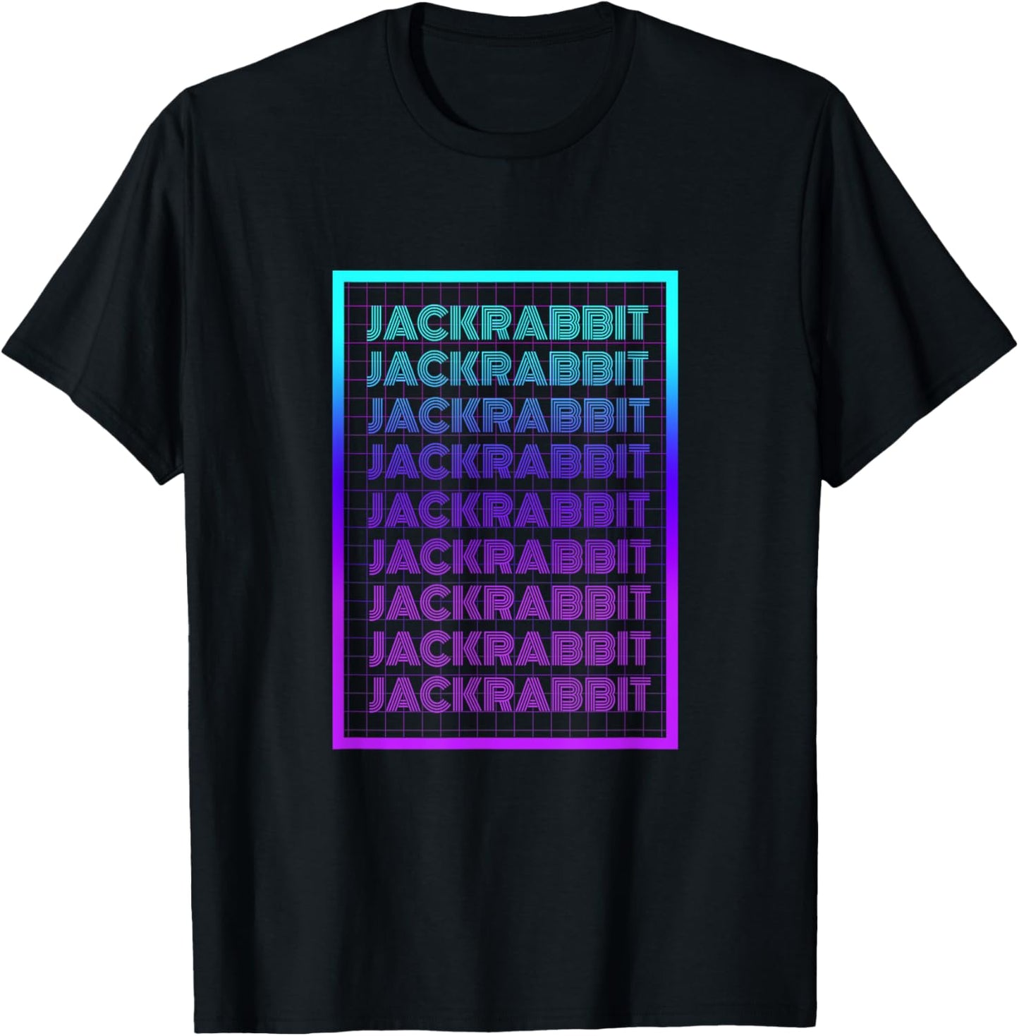 Jackrabbit 70's Retro Jackrabbit T-Shirt - T-Shirt | Black