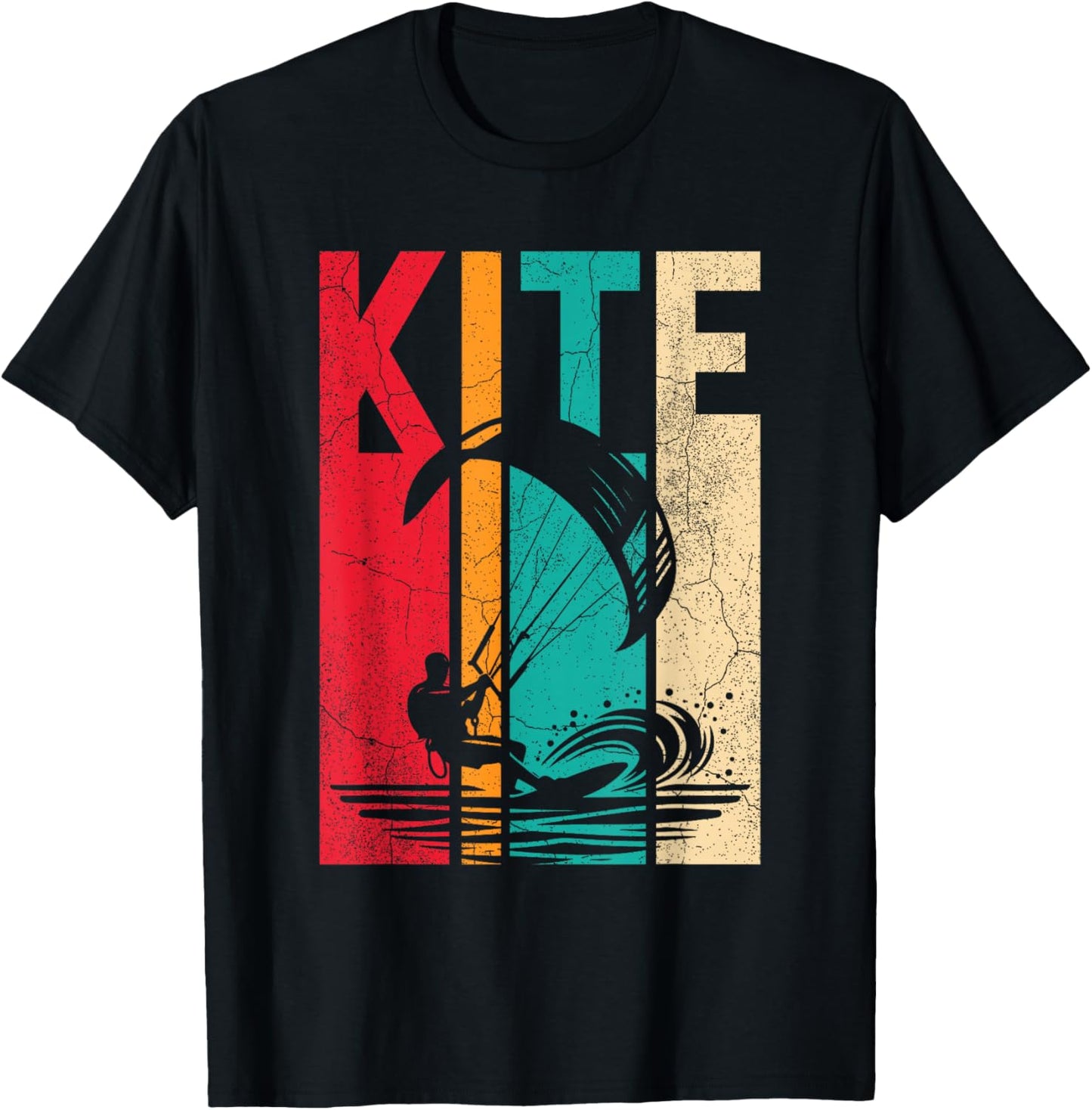 Kiteboarding Kitesurfen T-Shirt - T-Shirt | Black
