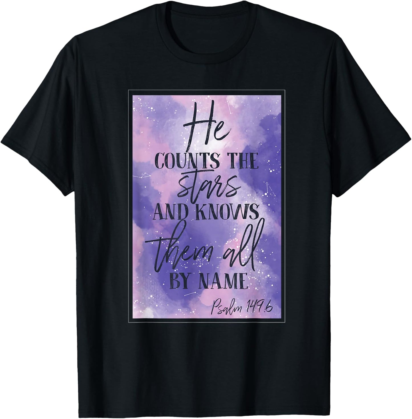 He counts the stars and knows them all by name T-Shirt - T-Shirt | Black