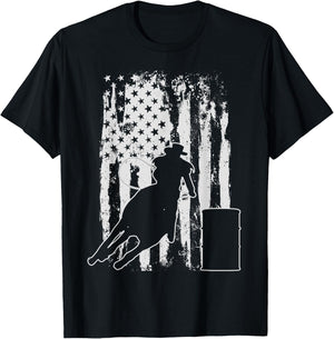 Barrel Racing Gift T-Shirt - T-Shirt | Black