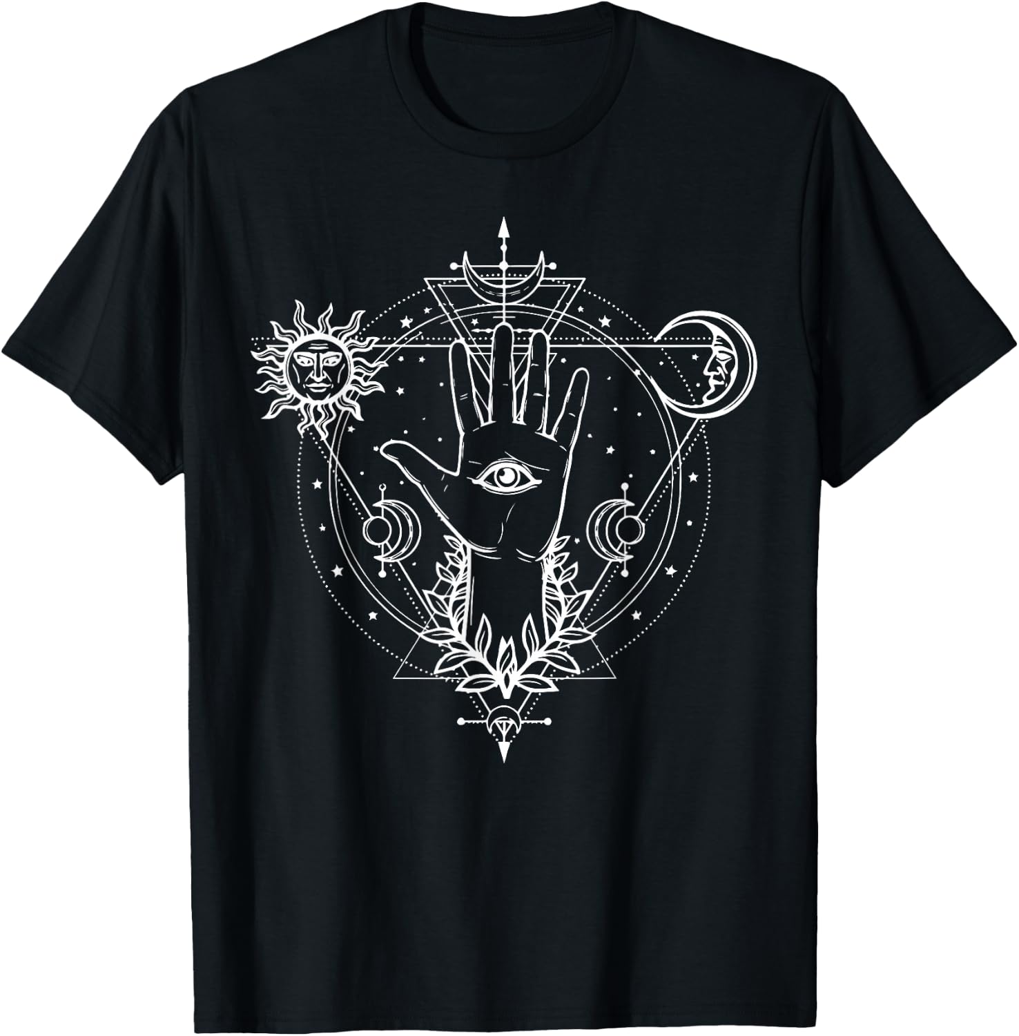 All seeing Eye Mystic Blackcraft Clothing Gift T-Shirt - T-Shirt | Black