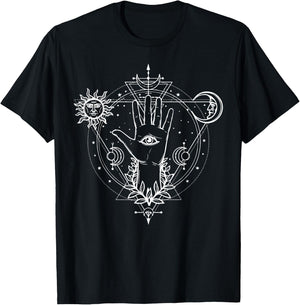 All seeing Eye Mystic Blackcraft Clothing Gift T-Shirt - T-Shirt | Black