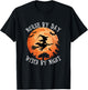 Funny Halloween Nurse By Day Witch By Night Women Nurse T-Shirt - T-Shirt | Black