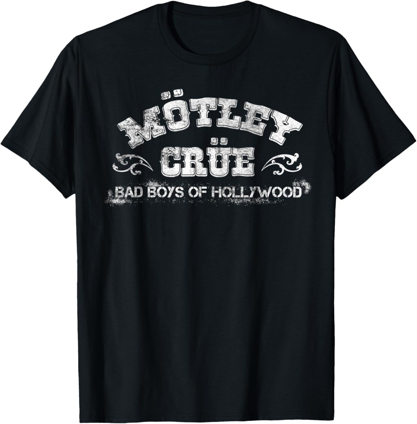 Mötley Crüe – Western Text , Black, S T-Shirt - T-Shirt | Black