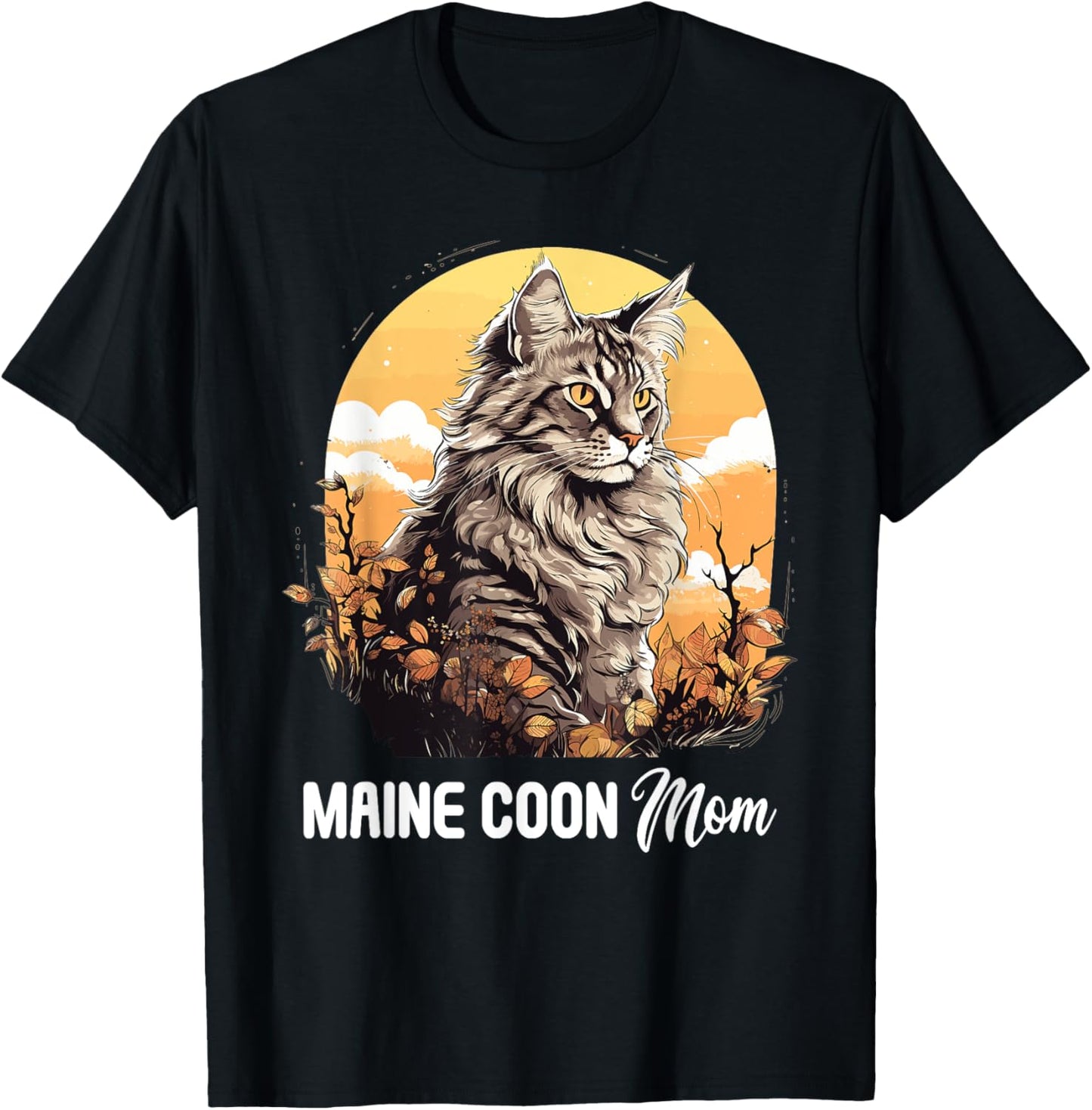 Maine Coon Cat Mom Maine Coon Cat T-Shirt - T-Shirt | Black