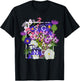 Flowers of Scotland Word Art - Scottish Pride T-Shirt - T-Shirt | Black