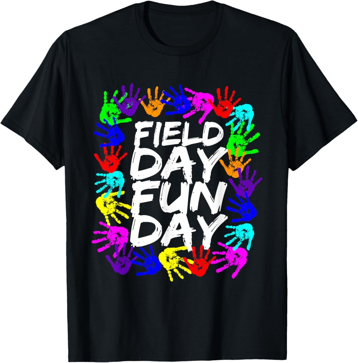 Cute Field Day Teacher T-Shirt - T-Shirt | Black