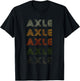 Love Heart Axle Grunge Vintage Style Black Axle T-Shirt - T-Shirt | Black