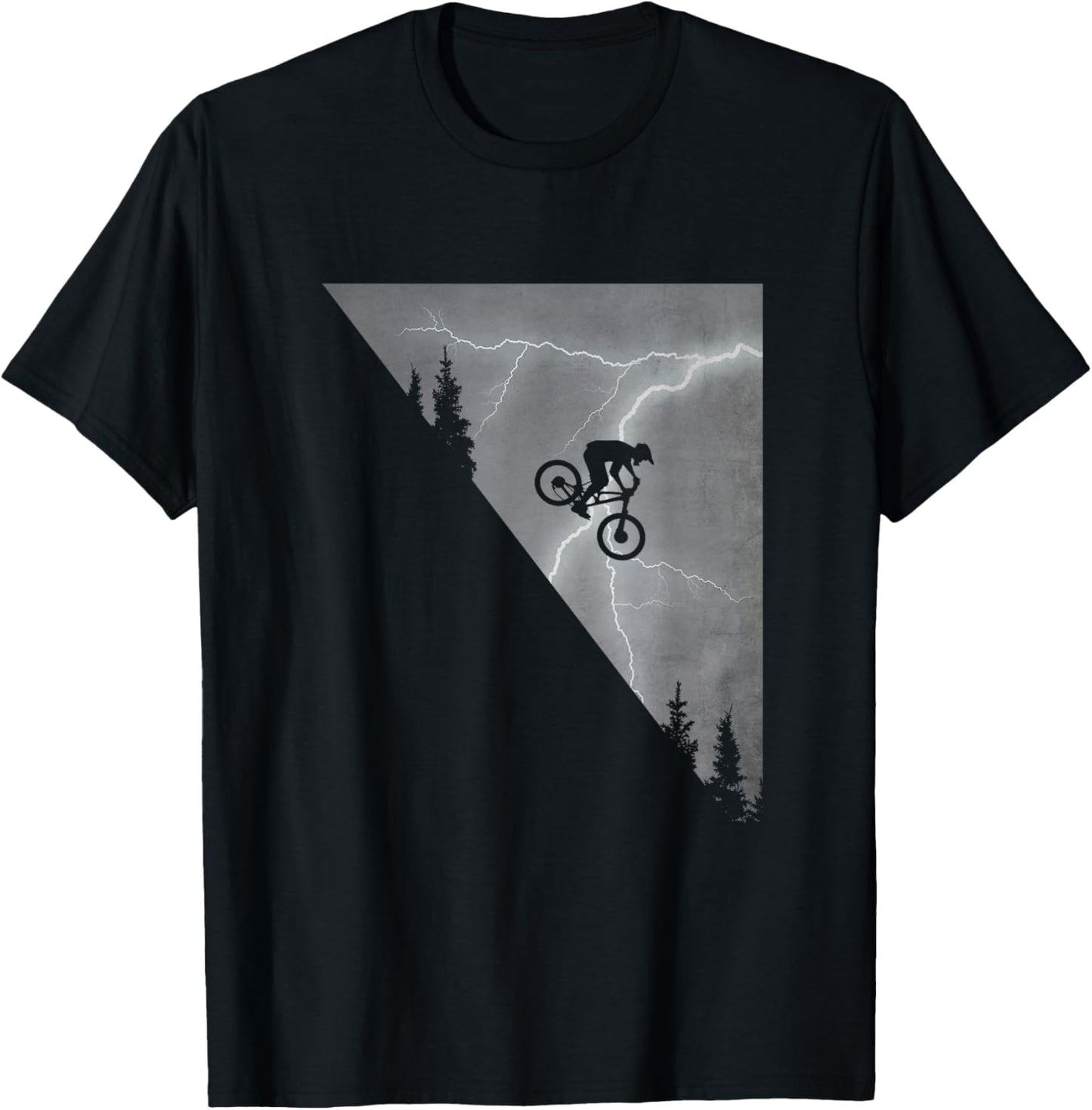 MTB Mountain Bike T-Shirt - T-Shirt | Black