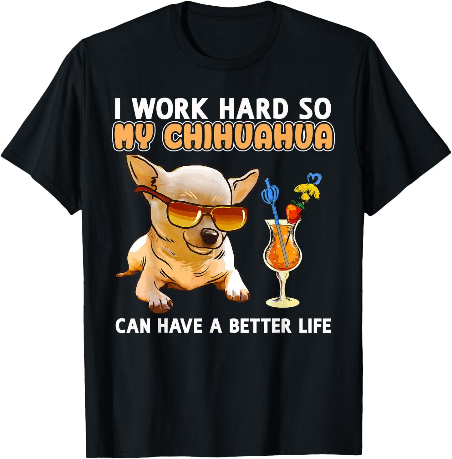 Funny Chihuahua Shirt Chihuahua Lover Gifts T-Shirt - T-Shirt | Black