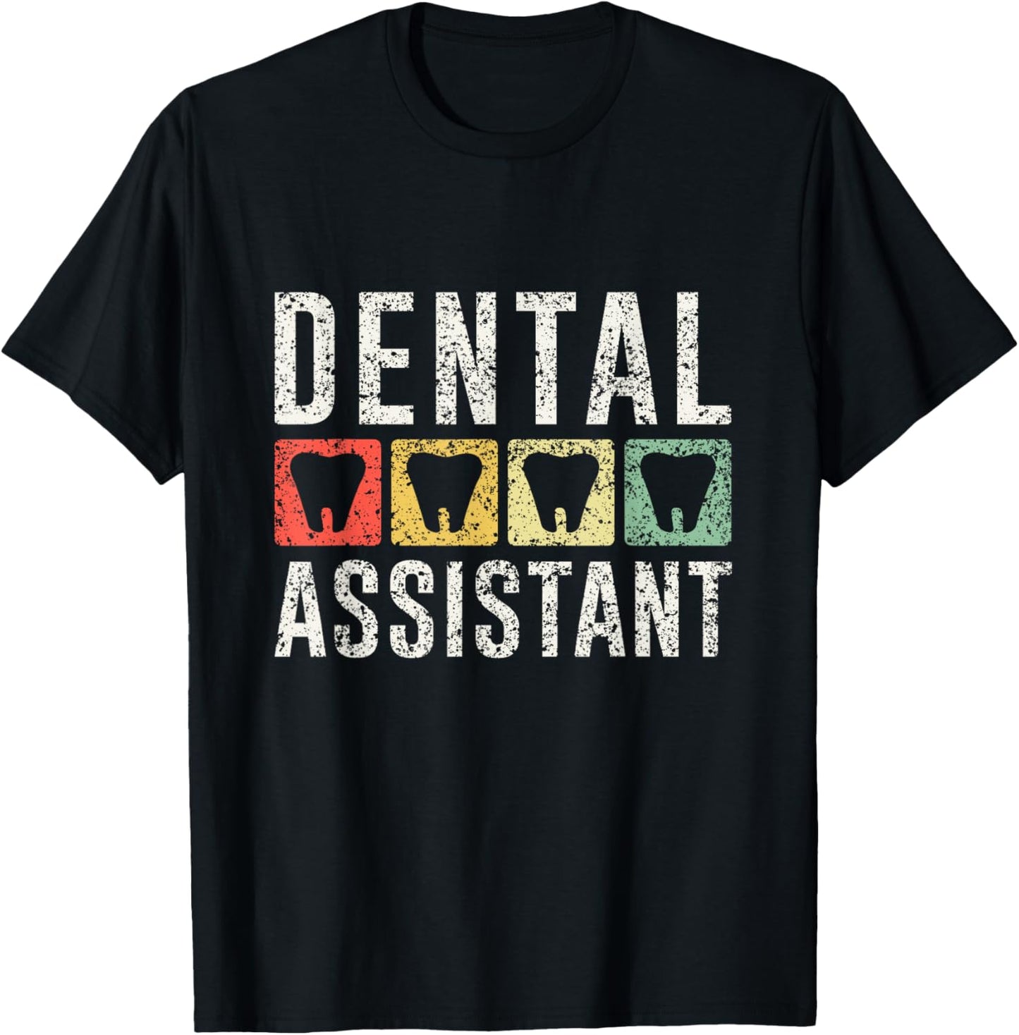 Dental Assistant Teeth Job Women Tooth Dentist Assistant T-Shirt - T-Shirt | Black