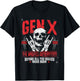 Gen X Badass Generation Punk Rock Sull Spruch T-Shirt - T-Shirt | Black