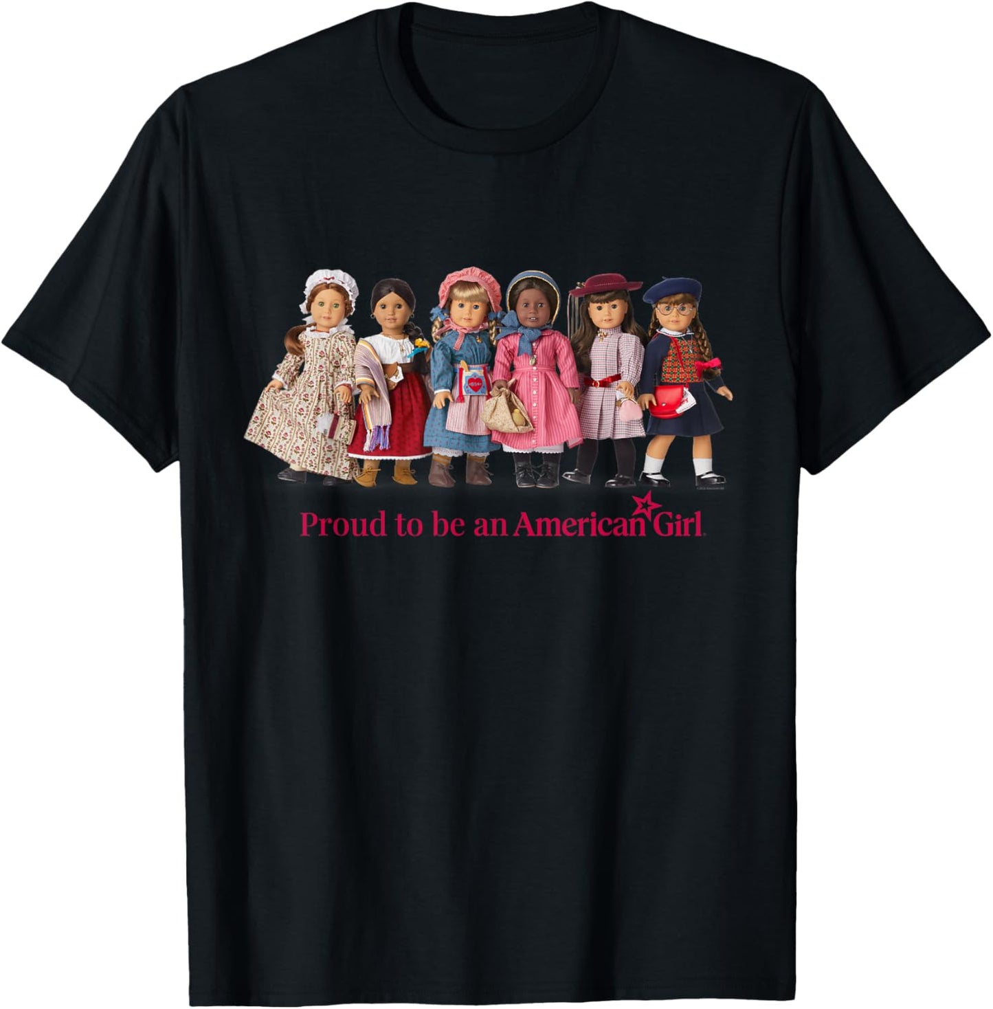 American Girl - Proud to be an American Girl T-Shirt - T-Shirt | Black
