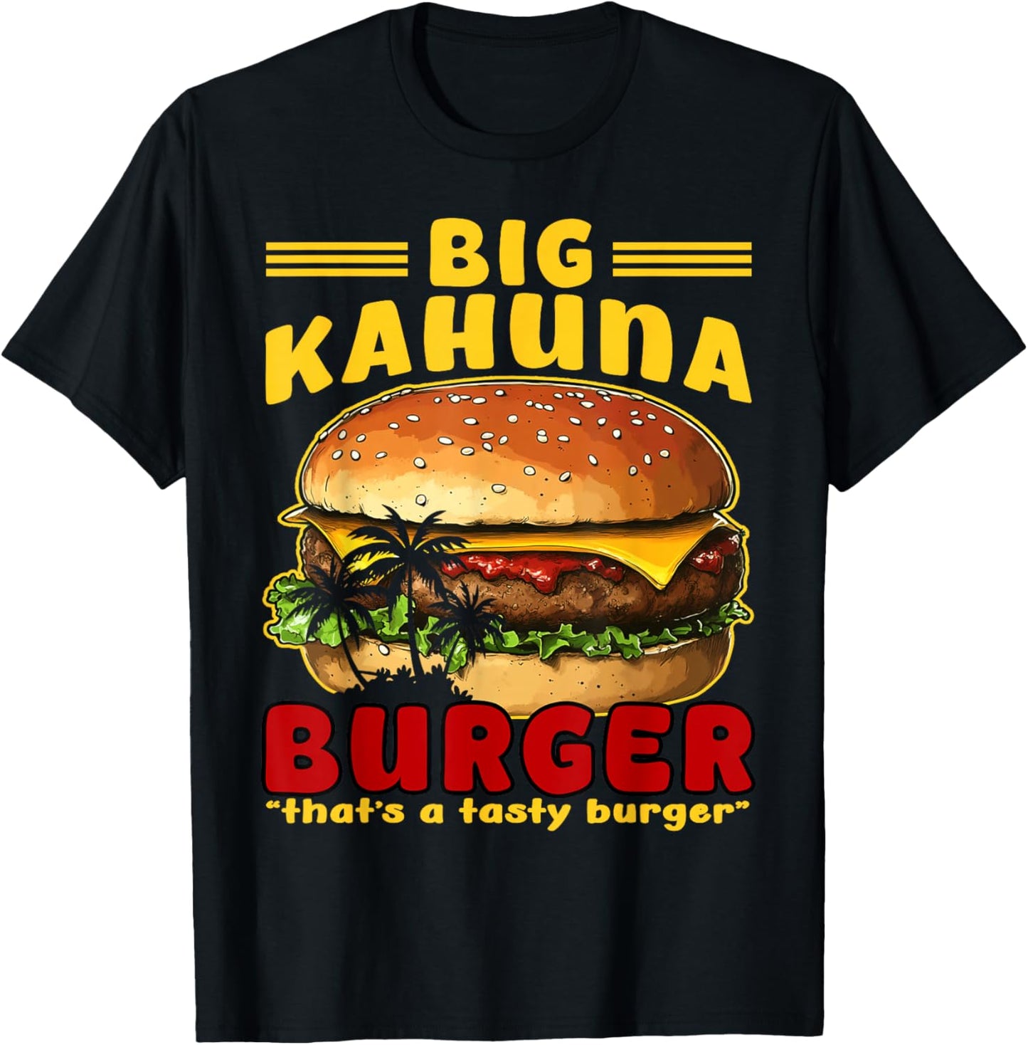Retro Burger Kingpin Tasty Grill Graphic Cool Food T-Shirt - T-Shirt | Black