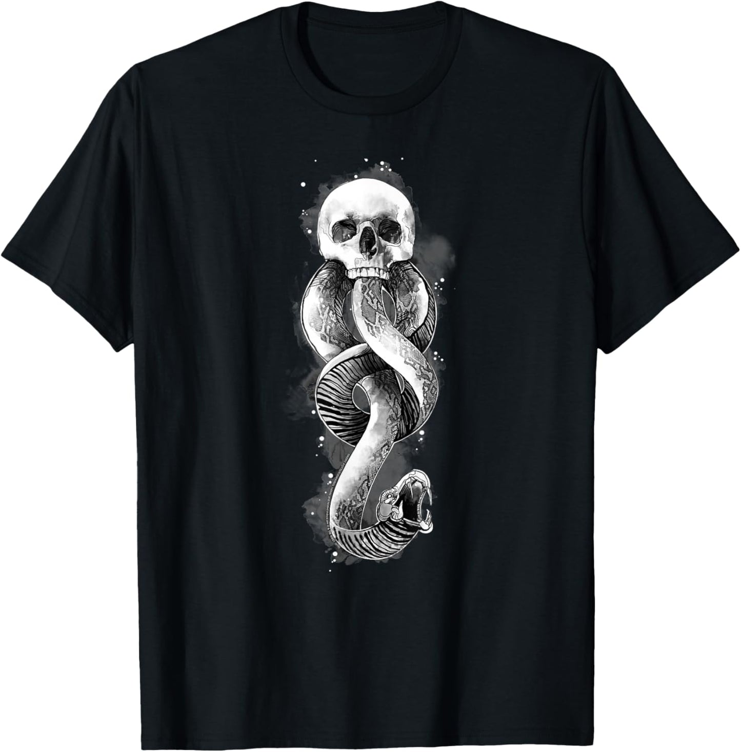 Harry Potter Dark Mark Watercolor T-Shirt - T-Shirt | Black