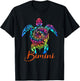 Bimini Bahamas Sea Turtle Family Vacation Summer Beach 2026 T-Shirt - T-Shirt | Black