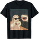 Funny Cat Shark Meme Cat Scarf Chilling Babushka Cat Women T-Shirt - T-Shirt | Black