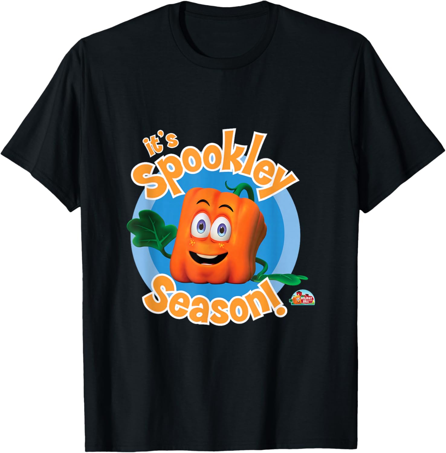 Spookley the Square Pumpkin | It's Spookley Season! T-Shirt - T-Shirt | Black