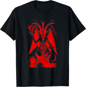 Teufel und Satan 666 Geheime Illuminaten mit Blutfarbe T-Shirt - T-Shirt | Black