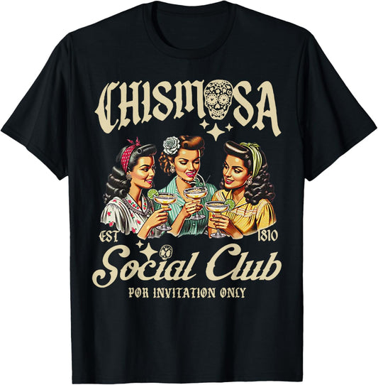 Chismosa Social Club T-Shirt - T-Shirt | Black