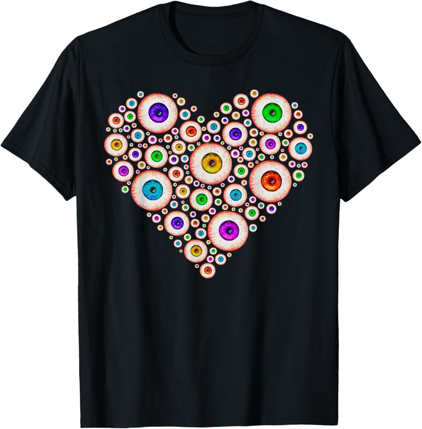 Eye Heart Optometry Ophthalmology Eye Doctor Optometric Tech T-Shirt - T-Shirt | Black