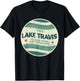 Lake Travis Shark Free and Unsalted Camping Texas Camper T-Shirt - T-Shirt | Black