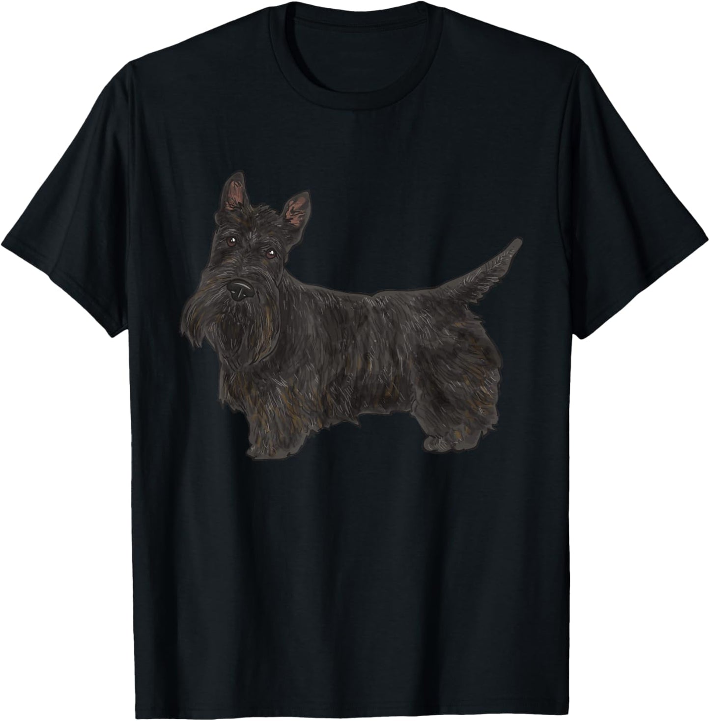 Scottish Terrier Dog Scottie T-Shirt - T-Shirt | Black