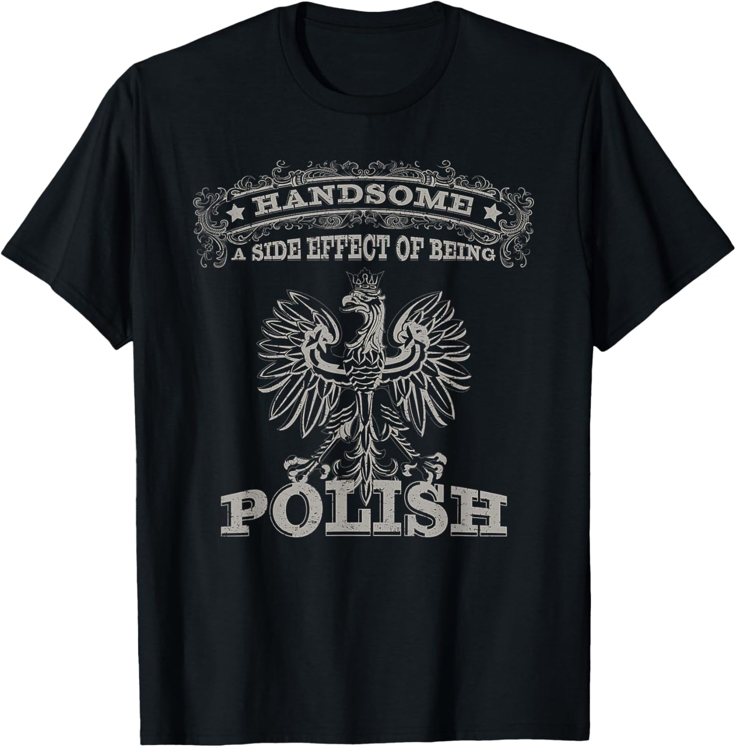 Funny Polish Gifts, Polish Pride, Handsome Polish Man T-Shirt - T-Shirt | Black