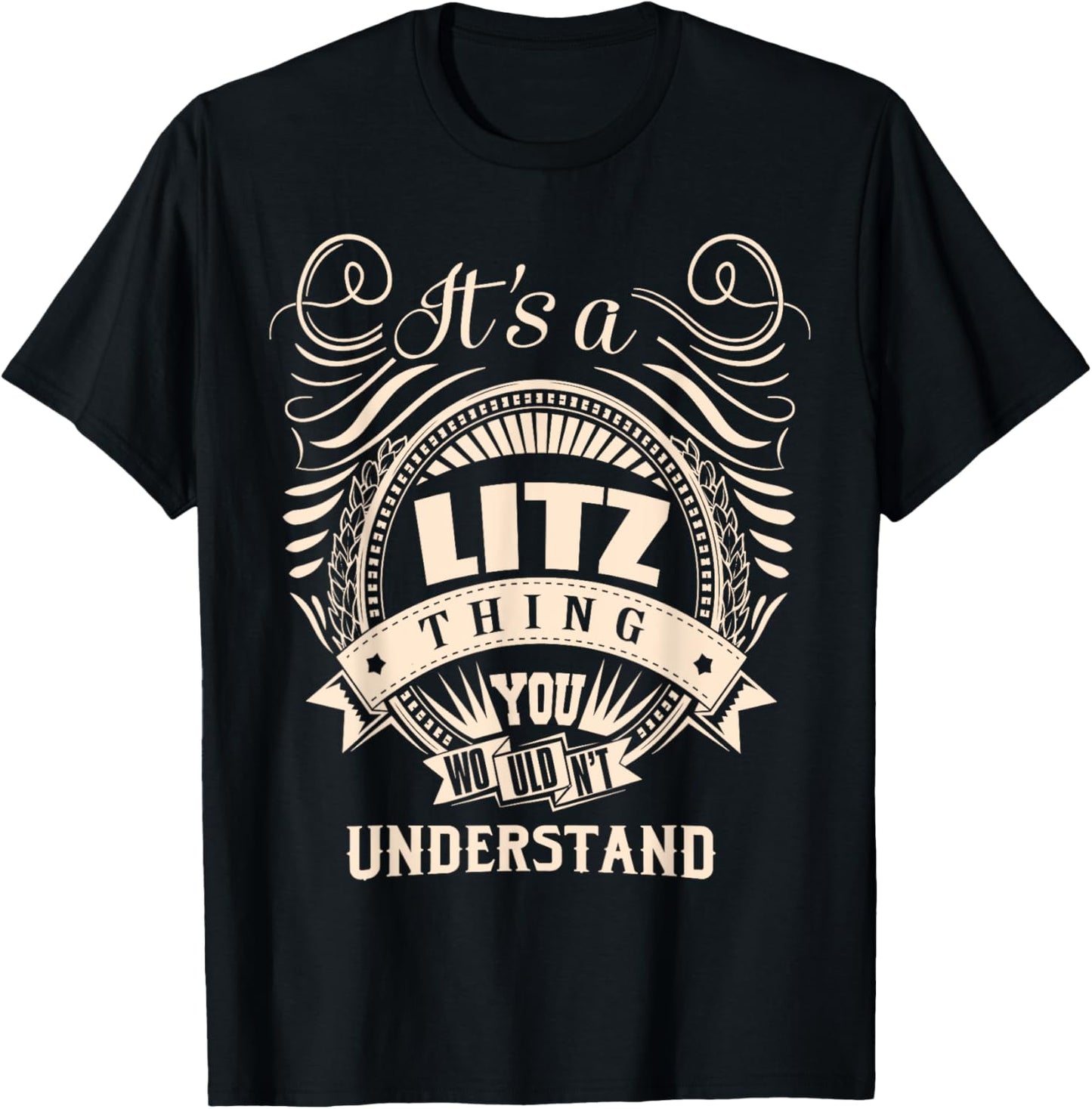 It's a LITZ thing Gifts T-Shirt - T-Shirt | Black