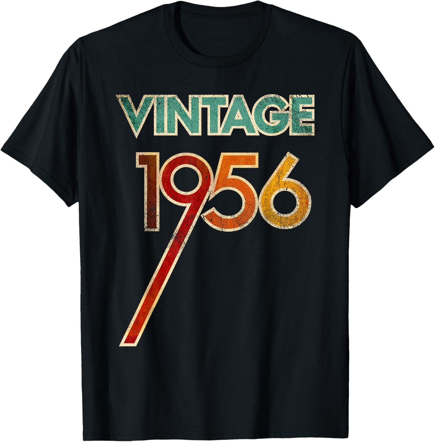 Vintage 1956 65th Birthday Outfit Women 65 Years Old T-Shirt - T-Shirt | Black