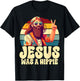 Jesus was a Hippie , Small, Black T-Shirt - T-Shirt | Black