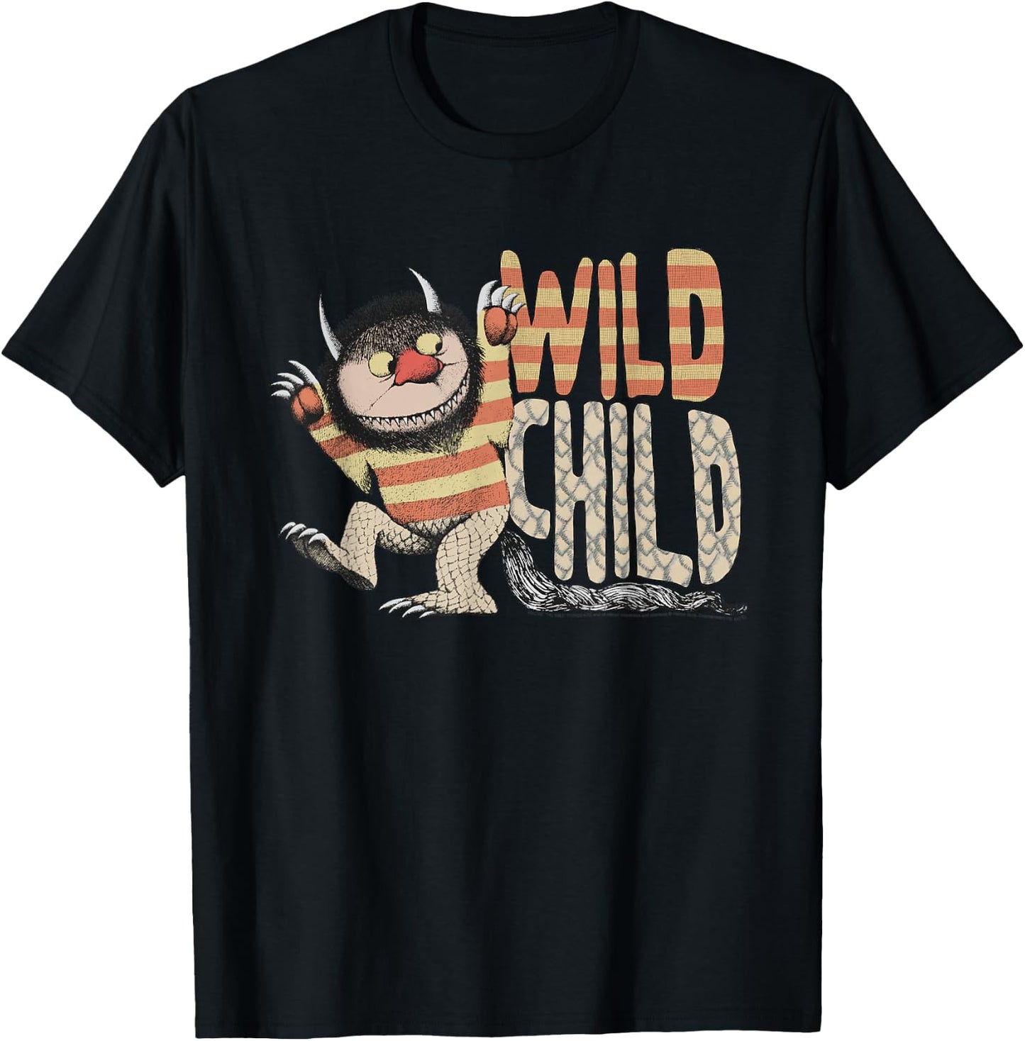 Where The Wild Things are Wild Child Small T-Shirt - T-Shirt | Black