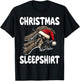 Cute Afghan Hound Dog Official Christmas Sleepshirt T-Shirt - T-Shirt | Black