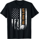 Let's Par Golfing Gifts Dad Father's Day Golf Papa T-Shirt - T-Shirt | Black