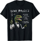 Velociraptor Physics Shirt Raptor Dinosaur Science Joke T-Shirt - T-Shirt | Black