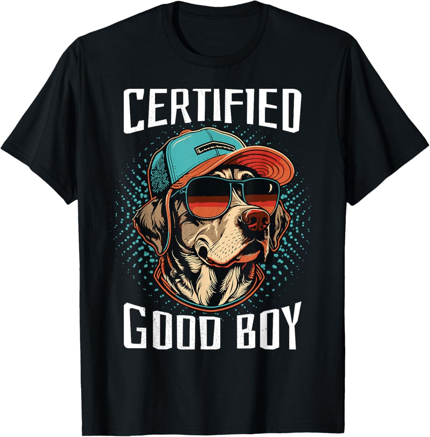 Labrador. Certified good boy. T-Shirt - T-Shirt | Black