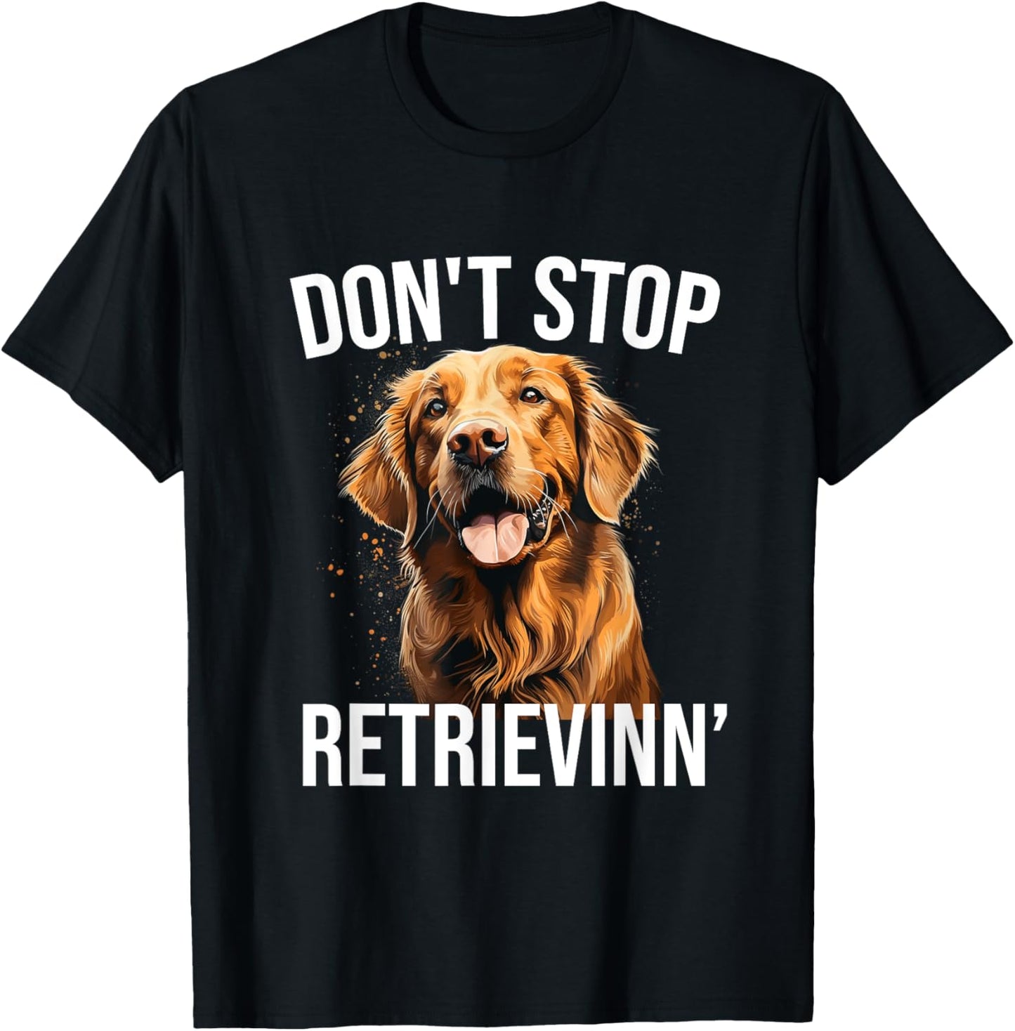 Apparel For Golden Retriever Lovers T-Shirt - T-Shirt | Black