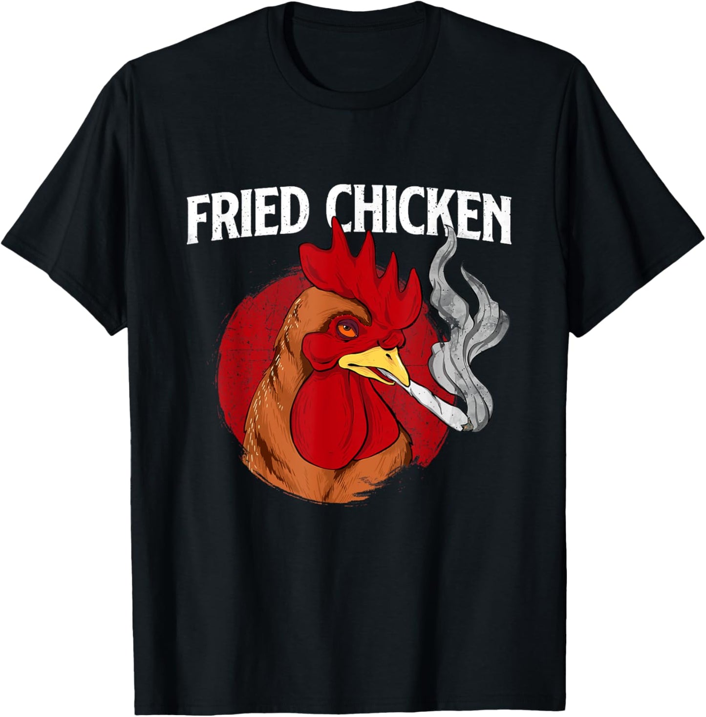 Fried Chicken - Gangster Chickens Farm Owner Farmyard Farmer T-Shirt - T-Shirt | Black