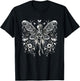 Fairy Grunge Fairycore Aesthetic Butterfly Skeleton Gothic T-Shirt - T-Shirt | Black
