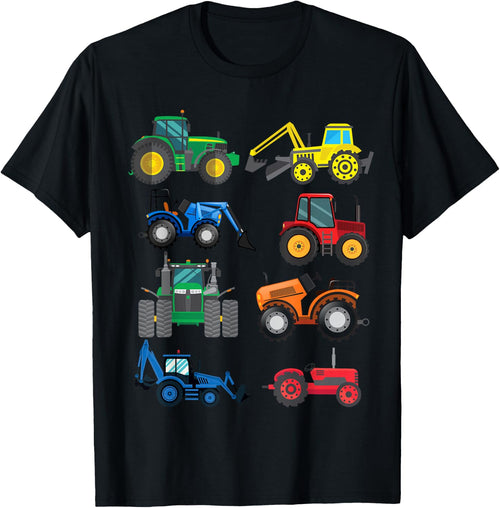 Tractor with Tractors, Agricultural Machinery, Combine Harvester, Boys